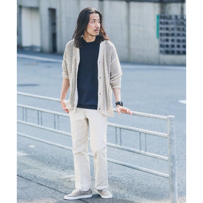 アーバンリサーチ サニーレーベル URBAN RESEARCH Sonny Label リネンタッチメッシュカーディガン （レンガ）｜詳細画像