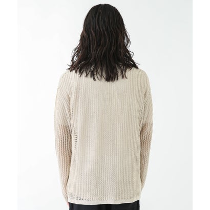 アーバンリサーチ サニーレーベル URBAN RESEARCH Sonny Label リネンタッチメッシュカーディガン （レンガ）｜詳細画像
