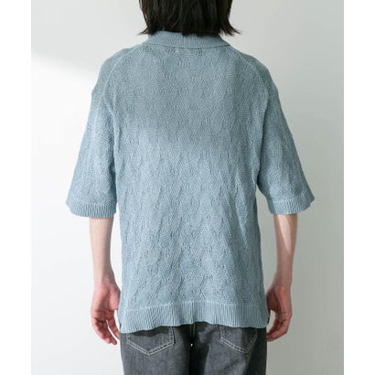 アーバンリサーチ サニーレーベル URBAN RESEARCH Sonny Label リサイクルポリエステルニットポロシャツ （ネイビー）｜詳細画像