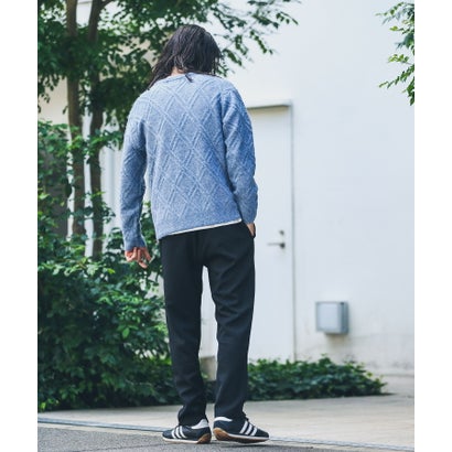 アーバンリサーチ サニーレーベル URBAN RESEARCH Sonny Label ウールライクダイヤパターンニットプルオーバー （オレンジ）｜詳細画像