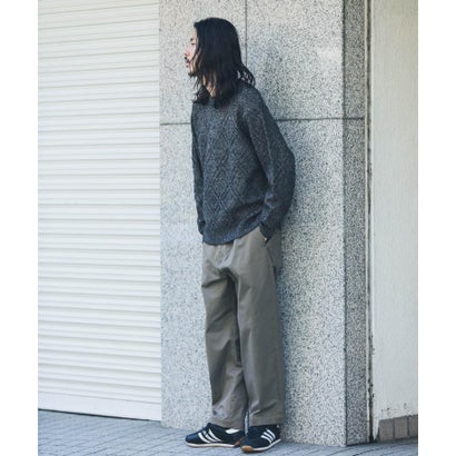 アーバンリサーチ サニーレーベル URBAN RESEARCH Sonny Label ウールライクダイヤパターンニットプルオーバー （オレンジ）｜詳細画像