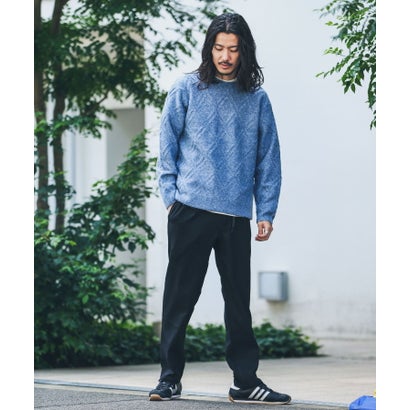 アーバンリサーチ サニーレーベル URBAN RESEARCH Sonny Label ウールライクダイヤパターンニットプルオーバー （オレンジ）｜詳細画像