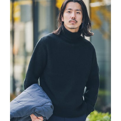 アーバンリサーチ サニーレーベル URBAN RESEARCH Sonny Label ウォッシャブルウール混タートルニット （オフ）｜詳細画像