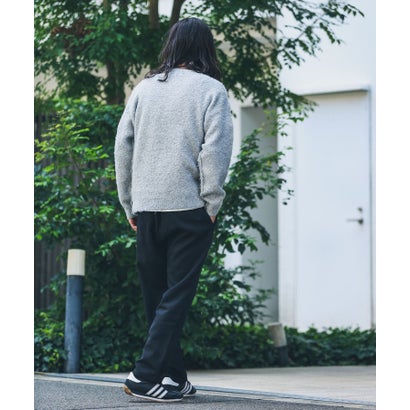 アーバンリサーチ サニーレーベル URBAN RESEARCH Sonny Label ウール混ブークレニットプルオーバー （チャコール）｜詳細画像