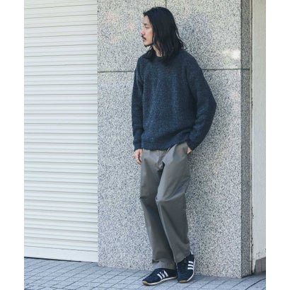 アーバンリサーチ サニーレーベル URBAN RESEARCH Sonny Label ウール混ブークレニットプルオーバー （チャコール）｜詳細画像