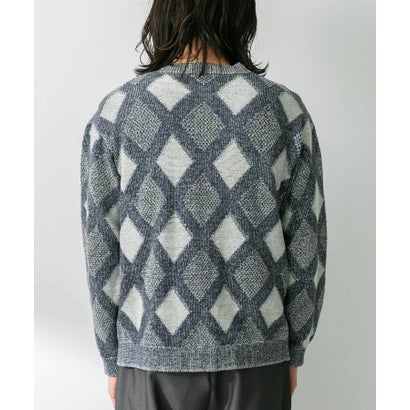 アーバンリサーチ サニーレーベル URBAN RESEARCH Sonny Label ジャガードVネックニットカーディガン （オフ）｜詳細画像