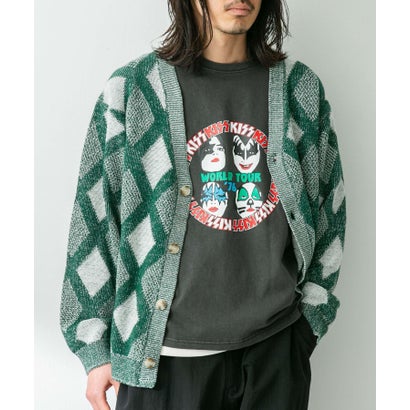 アーバンリサーチ サニーレーベル URBAN RESEARCH Sonny Label ジャガードVネックニットカーディガン （オフ）｜詳細画像