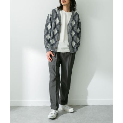 アーバンリサーチ サニーレーベル URBAN RESEARCH Sonny Label ジャガードVネックニットカーディガン （オフ）｜詳細画像