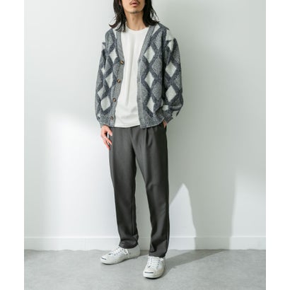 アーバンリサーチ サニーレーベル URBAN RESEARCH Sonny Label ジャガードVネックニットカーディガン （オフ）｜詳細画像