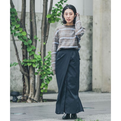 アーバンリサーチ サニーレーベル URBAN RESEARCH Sonny Label ネップ立体チェックプルオーバー （ベージュ）｜詳細画像