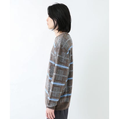 アーバンリサーチ サニーレーベル URBAN RESEARCH Sonny Label ネップ立体チェックプルオーバー （ベージュ）｜詳細画像