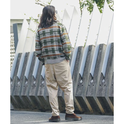 アーバンリサーチ サニーレーベル URBAN RESEARCH Sonny Label ネップ立体チェックプルオーバー （ベージュ）｜詳細画像