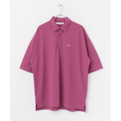 アーバンリサーチ サニーレーベル URBAN RESEARCH Sonny Label 『吸水速乾』『UVカット』OOPS ワイドポロシャツ （ピンク）｜詳細画像