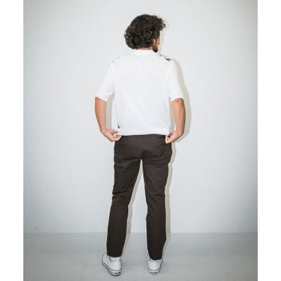 アーバンリサーチ サニーレーベル URBAN RESEARCH Sonny Label OOPS ストライプ半袖ポロシャツ （G.SAX×WHT）｜詳細画像