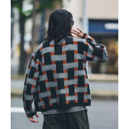 アーバンリサーチ サニーレーベル URBAN RESEARCH Sonny Label モヘアタッチVネックカーディガン （オフ）｜詳細画像
