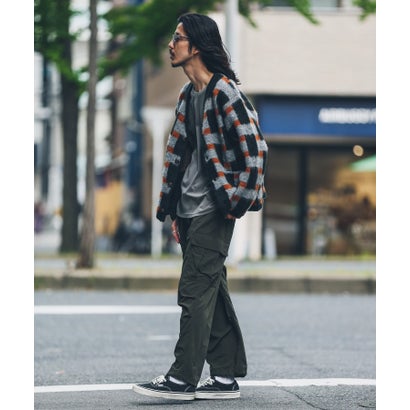アーバンリサーチ サニーレーベル URBAN RESEARCH Sonny Label モヘアタッチVネックカーディガン （オフ）｜詳細画像