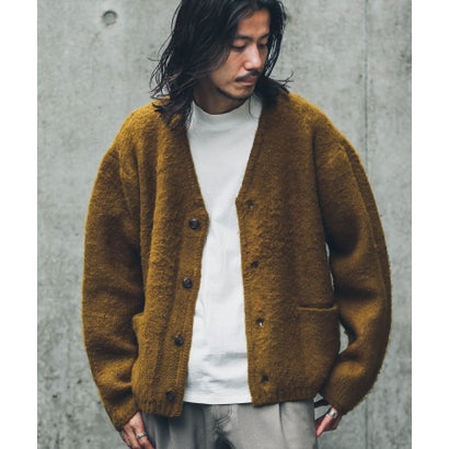 アーバンリサーチ サニーレーベル URBAN RESEARCH Sonny Label モヘアタッチVネックカーディガン （オフ）｜詳細画像