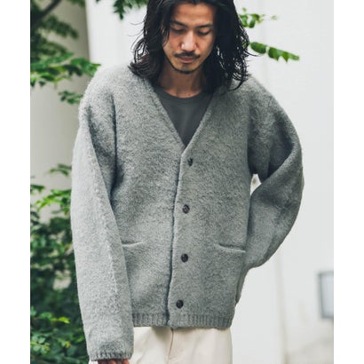 アーバンリサーチ サニーレーベル URBAN RESEARCH Sonny Label モヘアタッチVネックカーディガン （オフ）｜詳細画像