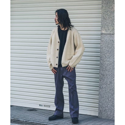 アーバンリサーチ サニーレーベル URBAN RESEARCH Sonny Label モヘアタッチVネックカーディガン （オフ）｜詳細画像