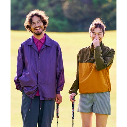アーバンリサーチ サニーレーベル URBAN RESEARCH Sonny Label OOPS ワッシャーコーチジャケット （パープル）｜詳細画像