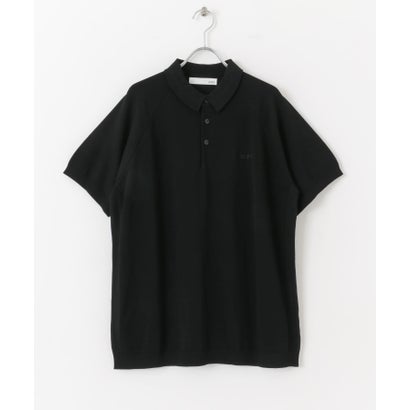 アーバンリサーチ サニーレーベル URBAN RESEARCH Sonny Label 『洗濯可』OOPS 半袖ラグランニットポロシャツ （ネイビー）｜詳細画像