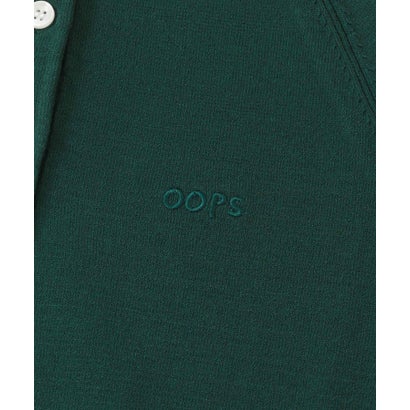 アーバンリサーチ サニーレーベル URBAN RESEARCH Sonny Label 『洗濯可』OOPS 半袖ラグランニットポロシャツ （ブラック）｜詳細画像