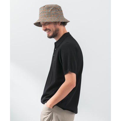 アーバンリサーチ サニーレーベル URBAN RESEARCH Sonny Label 『洗濯可』OOPS 半袖ラグランニットポロシャツ （ブラック）｜詳細画像