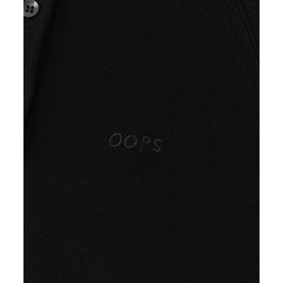 アーバンリサーチ サニーレーベル URBAN RESEARCH Sonny Label 『洗濯可』OOPS 半袖ラグランニットポロシャツ （ブラック）｜詳細画像