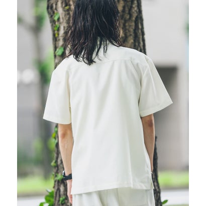 アーバンリサーチ サニーレーベル URBAN RESEARCH Sonny Label 『別注』BAEXFATE×Sonny Label テックリネンショートスリーブシャツ （ナチュラル）｜詳細画像