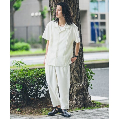 アーバンリサーチ サニーレーベル URBAN RESEARCH Sonny Label 『別注』BAEXFATE×Sonny Label テックリネンショートスリーブシャツ （ナチュラル）｜詳細画像