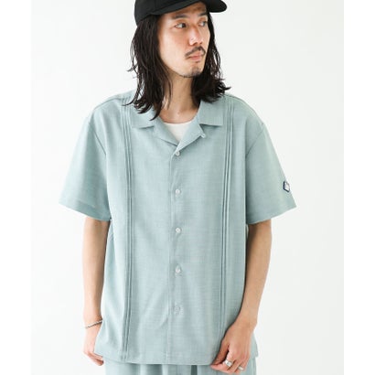 アーバンリサーチ サニーレーベル URBAN RESEARCH Sonny Label 『別注』BAEXFATE×Sonny Label テックリネンショートスリーブシャツ （ナチュラル）｜詳細画像
