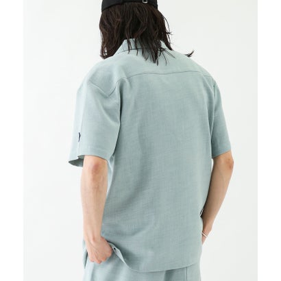 アーバンリサーチ サニーレーベル URBAN RESEARCH Sonny Label 『別注』BAEXFATE×Sonny Label テックリネンショートスリーブシャツ （ナチュラル）｜詳細画像