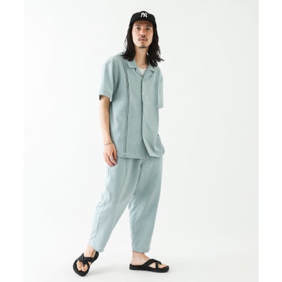 アーバンリサーチ サニーレーベル URBAN RESEARCH Sonny Label 『別注』BAEXFATE×Sonny Label テックリネンショートスリーブシャツ （ナチュラル）｜詳細画像