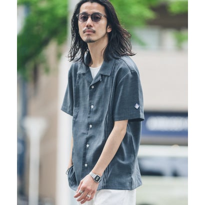 アーバンリサーチ サニーレーベル URBAN RESEARCH Sonny Label 『別注』BAEXFATE×Sonny Label テックリネンショートスリーブシャツ （ナチュラル）｜詳細画像