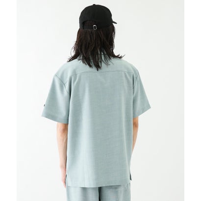アーバンリサーチ サニーレーベル URBAN RESEARCH Sonny Label 『別注』BAEXFATE×Sonny Label テックリネンショートスリーブシャツ （ナチュラル）｜詳細画像