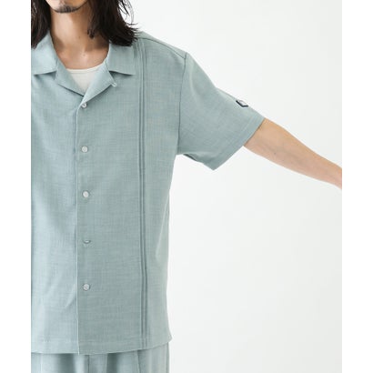 アーバンリサーチ サニーレーベル URBAN RESEARCH Sonny Label 『別注』BAEXFATE×Sonny Label テックリネンショートスリーブシャツ （ナチュラル）｜詳細画像
