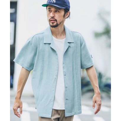アーバンリサーチ サニーレーベル URBAN RESEARCH Sonny Label 『別注』BAEXFATE×Sonny Label テックリネンショートスリーブシャツ （ナチュラル）｜詳細画像