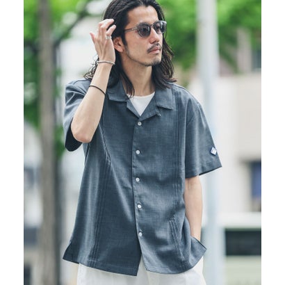アーバンリサーチ サニーレーベル URBAN RESEARCH Sonny Label 『別注』BAEXFATE×Sonny Label テックリネンショートスリーブシャツ （ナチュラル）｜詳細画像