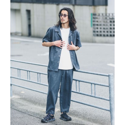 アーバンリサーチ サニーレーベル URBAN RESEARCH Sonny Label 『別注』BAEXFATE×Sonny Label テックリネンショートスリーブシャツ （ナチュラル）｜詳細画像