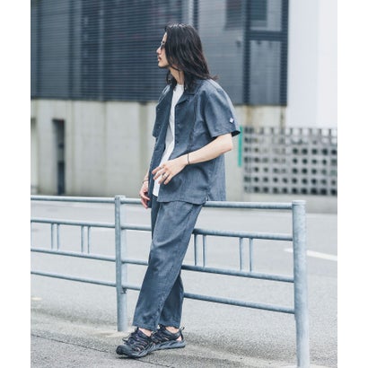 アーバンリサーチ サニーレーベル URBAN RESEARCH Sonny Label 『別注』BAEXFATE×Sonny Label テックリネンショートスリーブシャツ （ナチュラル）｜詳細画像
