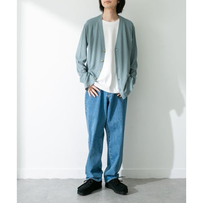 アーバンリサーチ サニーレーベル URBAN RESEARCH Sonny Label 『接触冷感』ライトカノコニットカーディガン （ブルーグリーン）｜詳細画像