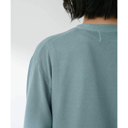 アーバンリサーチ サニーレーベル URBAN RESEARCH Sonny Label 『接触冷感』ライトカノコニットカーディガン （ブルーグリーン）｜詳細画像