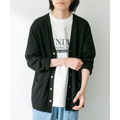 アーバンリサーチ サニーレーベル URBAN RESEARCH Sonny Label 『接触冷感』ライトカノコニットカーディガン （ブルーグリーン）｜詳細画像