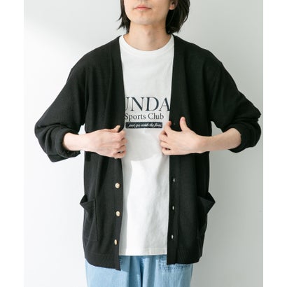 アーバンリサーチ サニーレーベル URBAN RESEARCH Sonny Label 『接触冷感』ライトカノコニットカーディガン （ブルーグリーン）｜詳細画像