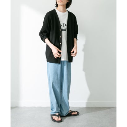 アーバンリサーチ サニーレーベル URBAN RESEARCH Sonny Label 『接触冷感』ライトカノコニットカーディガン （ブルーグリーン）｜詳細画像