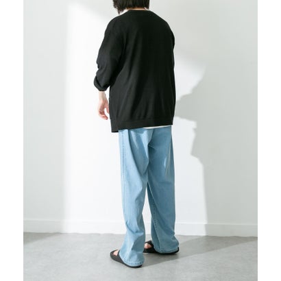 アーバンリサーチ サニーレーベル URBAN RESEARCH Sonny Label 『接触冷感』ライトカノコニットカーディガン （ブルーグリーン）｜詳細画像