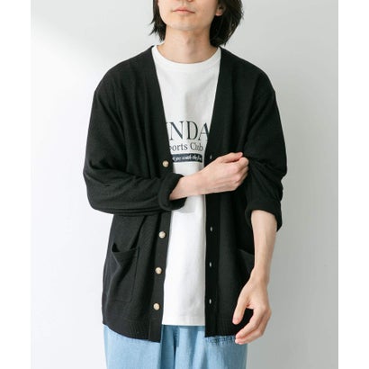 アーバンリサーチ サニーレーベル URBAN RESEARCH Sonny Label 『接触冷感』ライトカノコニットカーディガン （ブルーグリーン）｜詳細画像