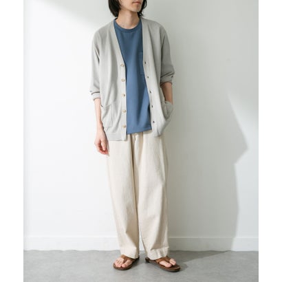 アーバンリサーチ サニーレーベル URBAN RESEARCH Sonny Label 『接触冷感』ライトカノコニットカーディガン （ブルーグリーン）｜詳細画像