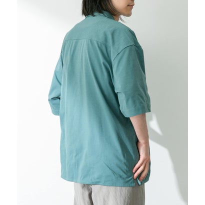 アーバンリサーチ サニーレーベル URBAN RESEARCH Sonny Label 『接触冷感』『吸水速乾』カットソーシャツ （ブルーグリーン）｜詳細画像