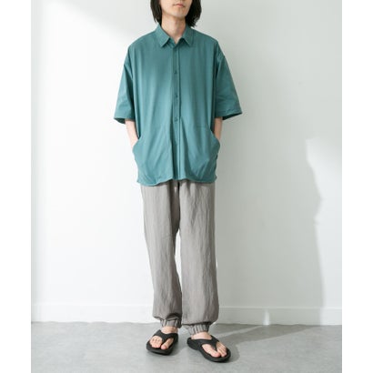 アーバンリサーチ サニーレーベル URBAN RESEARCH Sonny Label 『接触冷感』『吸水速乾』カットソーシャツ （ブルーグリーン）｜詳細画像